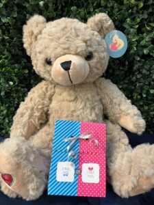 Tan bear with gender